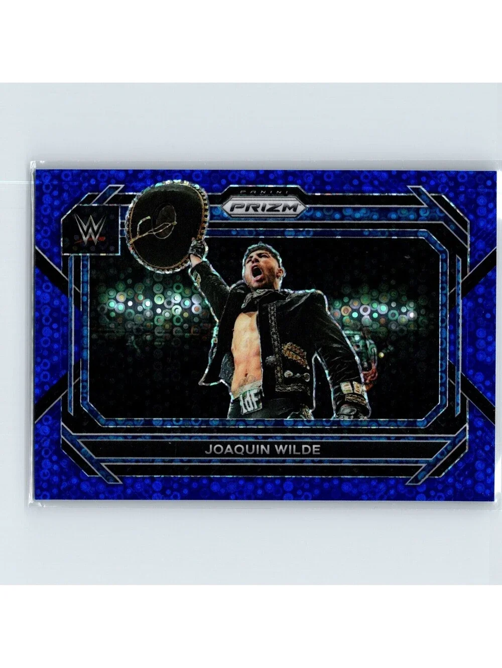 2023 Panini Prizm WWE Joaquin Wilde #34 Blue Under Card Prizm #/25